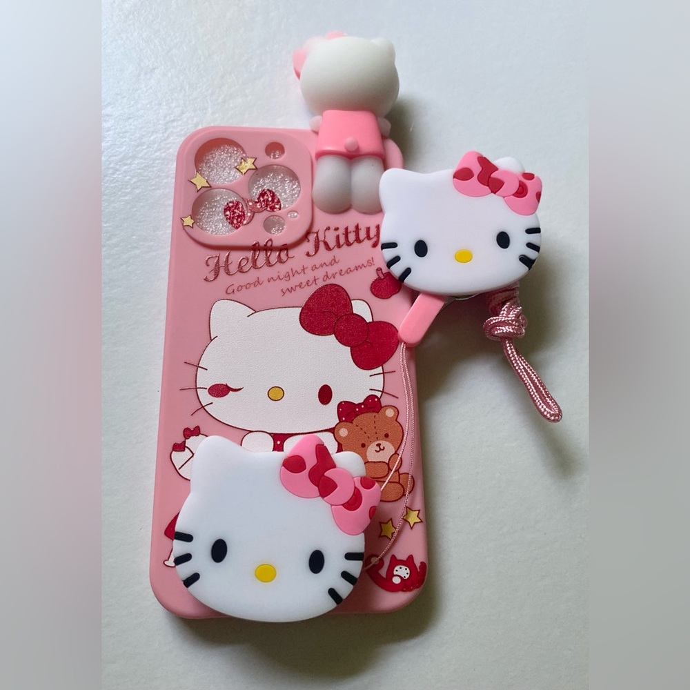 3 Piece Hello Kitty phone case set - iPhone 13 Pro